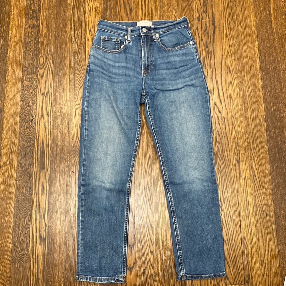 Everlane High waisted straight jean